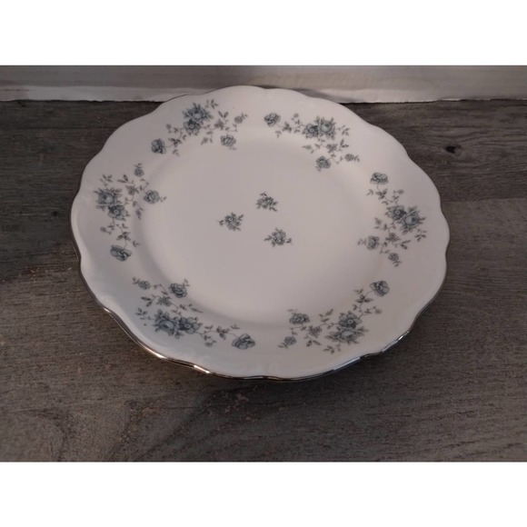 Johann Haviland Bavaria Germany Blue Garland China 7 3/4" Salad Plate - Picture 3 of 5